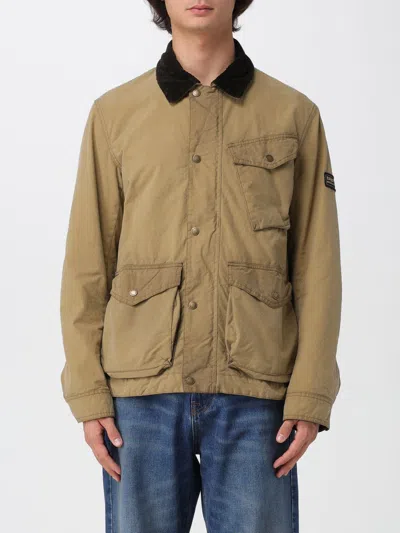 Barbour Coat  Men Color Beige In Brown