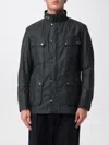 Barbour Tourer Duke Waxed Jacket In Black