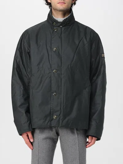 Barbour Coat  Men Color Green In Black