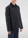Barbour Coat  Men Color Navy In Navy