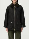 Barbour Coat  Woman Color Green In Multi