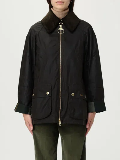 Barbour Coat  Woman Color Green In Multi