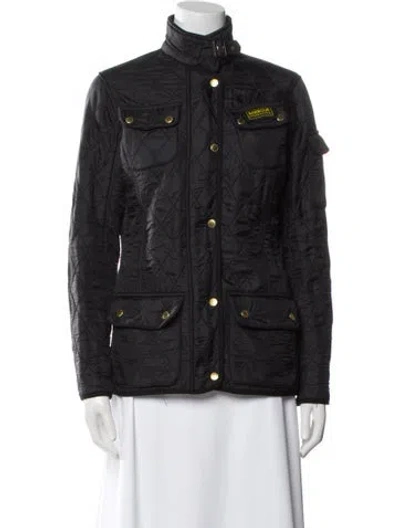 Pre-owned Barbour Coat In Black