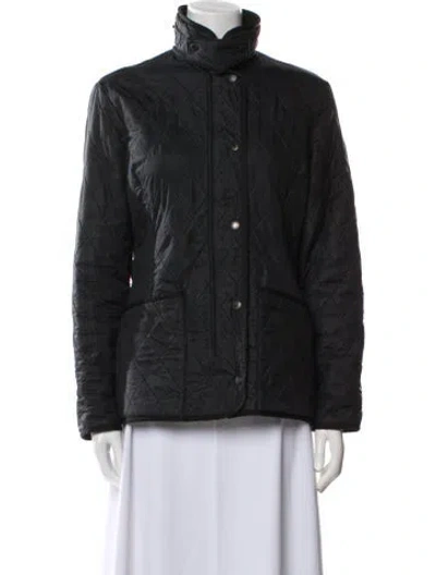 Pre-owned Barbour Coat In Black