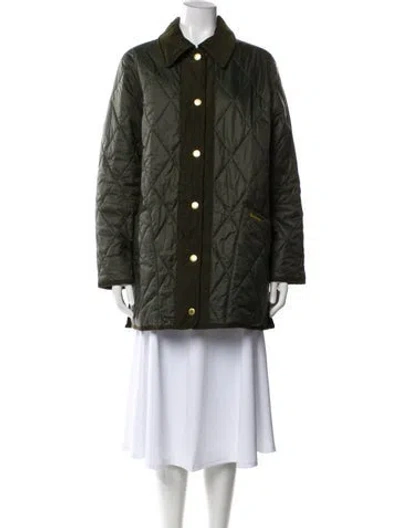 Pre-owned Barbour Coat In Black