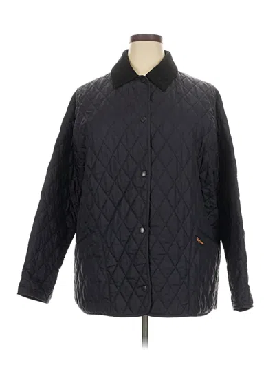 Pre-owned Barbour Coat In Black