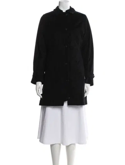 Pre-owned Barbour Coat In Black