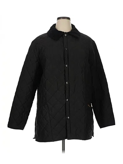 Pre-owned Barbour Coat In Black