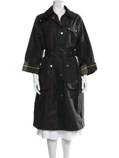 Pre-owned Barbour Coat In Black