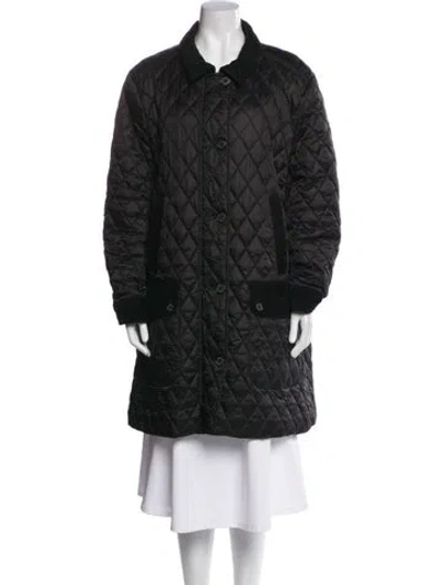 Pre-owned Barbour Coat In Black