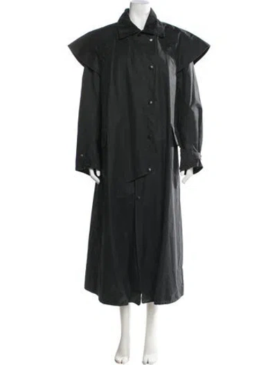 Pre-owned Barbour Coat In Black