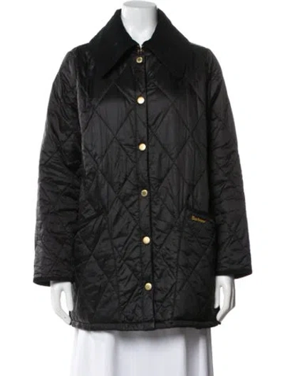 Pre-owned Barbour Coat In Black