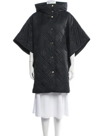 Pre-owned Barbour Coat In Black