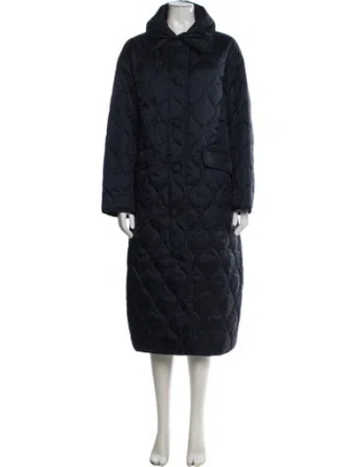 Pre-owned Barbour Coat In Blue