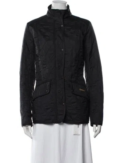 Pre-owned Barbour Coat In Blue
