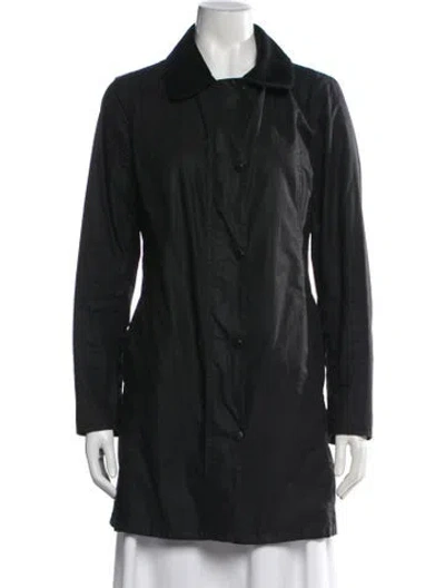 Pre-owned Barbour Coat In Blue