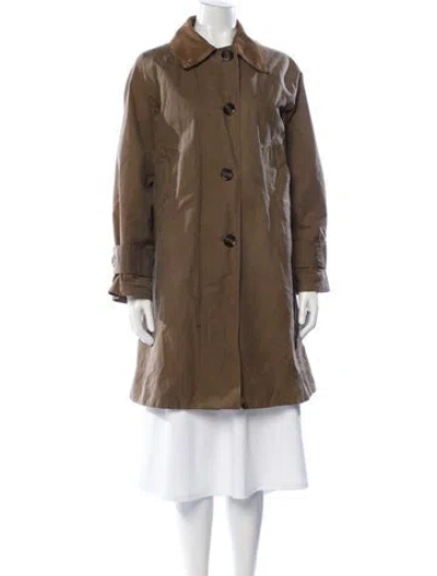 Pre-owned Barbour Coat In Brown