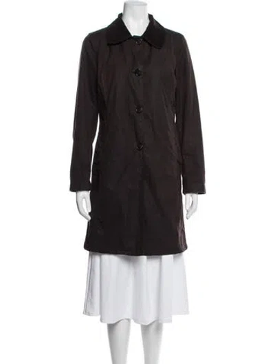 Pre-owned Barbour Coat In Brown