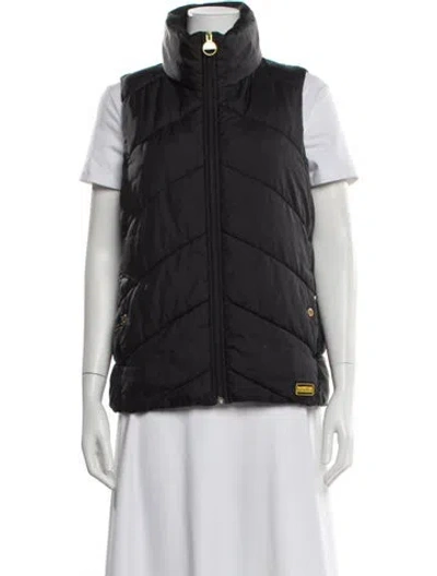 Pre-owned Barbour Coat In Gray