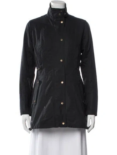 Pre-owned Barbour Coat In Gray