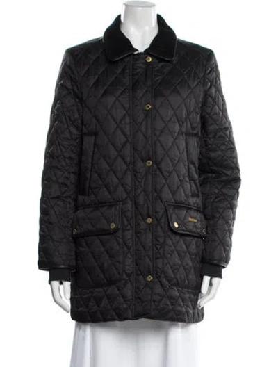 Pre-owned Barbour Coat In Gray