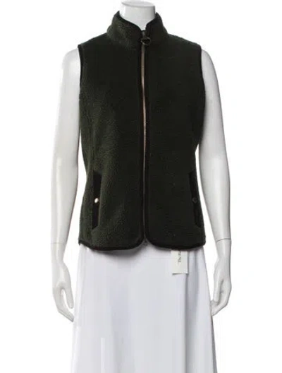 Pre-owned Barbour Coat In Green