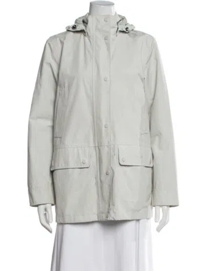 Pre-owned Barbour Coat In Grey