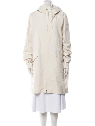 Pre-owned Barbour Coat In Neutral