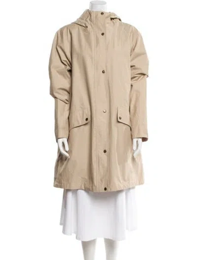 Pre-owned Barbour Coat In Neutral