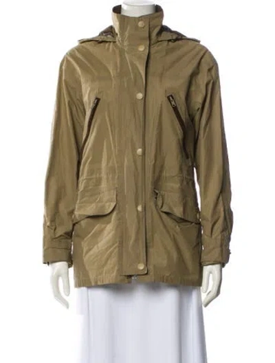 Pre-owned Barbour Coat In Neutral