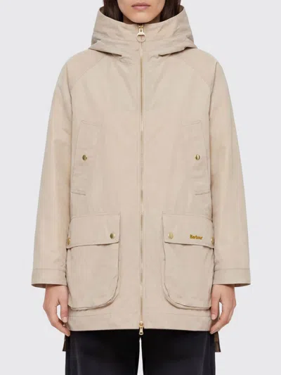 Barbour Coat Woman Color Beige In Neutral