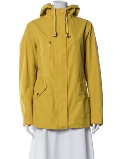 Pre-owned Barbour Coat In Yellow