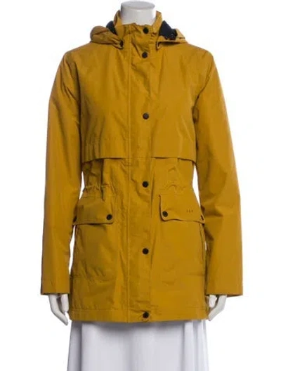 Pre-owned Barbour Coat In Yellow