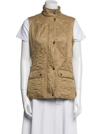 Pre-owned Barbour Coat In Yellow