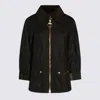 Barbour Coats Blue And Green In Black