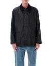 Barbour Coats Blue In Black