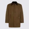 Barbour Ba X Br Wax Trench Coat Wax Clothing In Brown