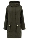 Barbour Women's Polyester Coat In Green