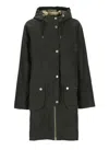 Barbour Marcy Raincoat In Green