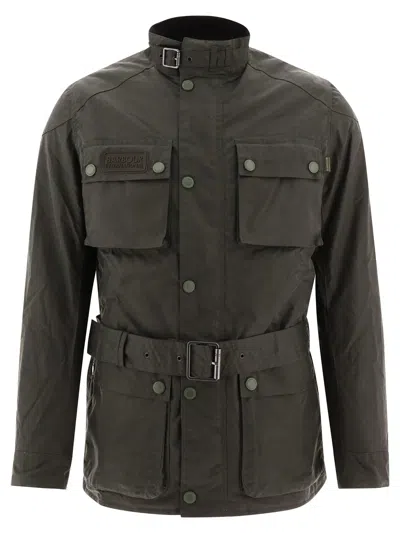Barbour Coats Green In Black