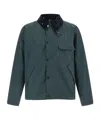 Barbour Collared Button-up Jacket In Green