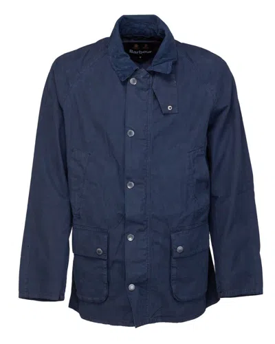 Barbour Collared Long In Blue