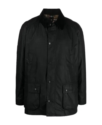 BARBOUR BARBOUR ASHBY WAXED BUTTON-UP JACKET