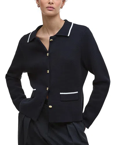 Barbour Colleen Cardigan In Blue