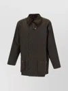Barbour Beaufort Long Sleeved Snapped Jacket In Blue