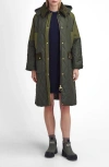 Barbour Cookston Quilted Coat With Removable Hood