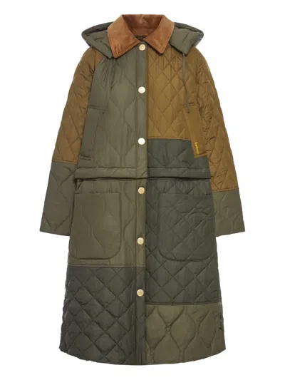 BARBOUR COOKSTON QUILTED SINGLE-BREASTED COAT