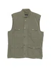 Barbour Multi-pocket Gilet Jacket In Green