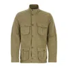Barbour Corbridge Jacket Long Sleeves Multiple Pockets In Ol11