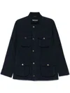 Barbour Blue Cotton Corbridge Jacket With Pockets In Blue